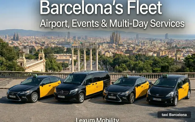 Lexum Mobility, servicio de taxi en Barcelona