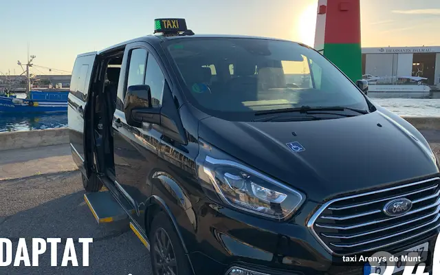 Taxi Rubén 9 pax i adaptat, servicio de taxi en Arenys de Munt