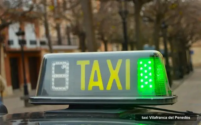 Taxi Vilafranca del Penedès-Garraf, servicio de taxi en Vilafranca del Penedès