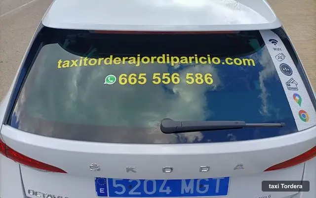 Taxitorderajordiparicio, servicio de taxi en Tordera