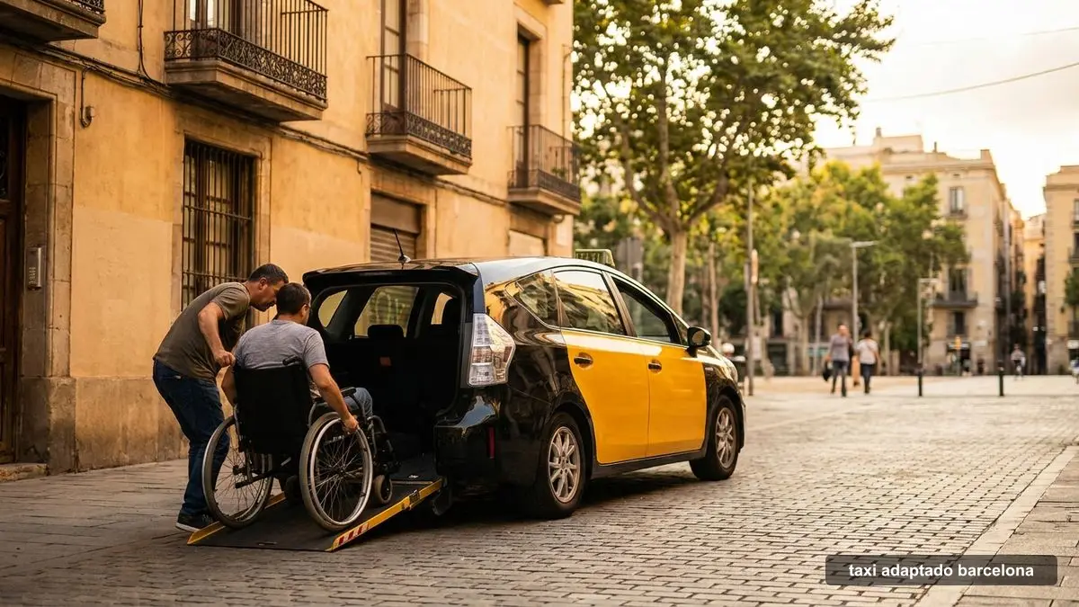 Taxi adaptat a Barcelona