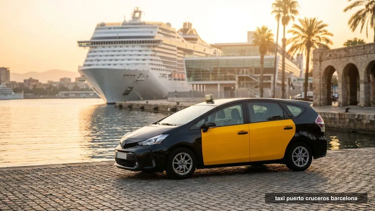 Taxi from Barcelona Airport to the cruise port